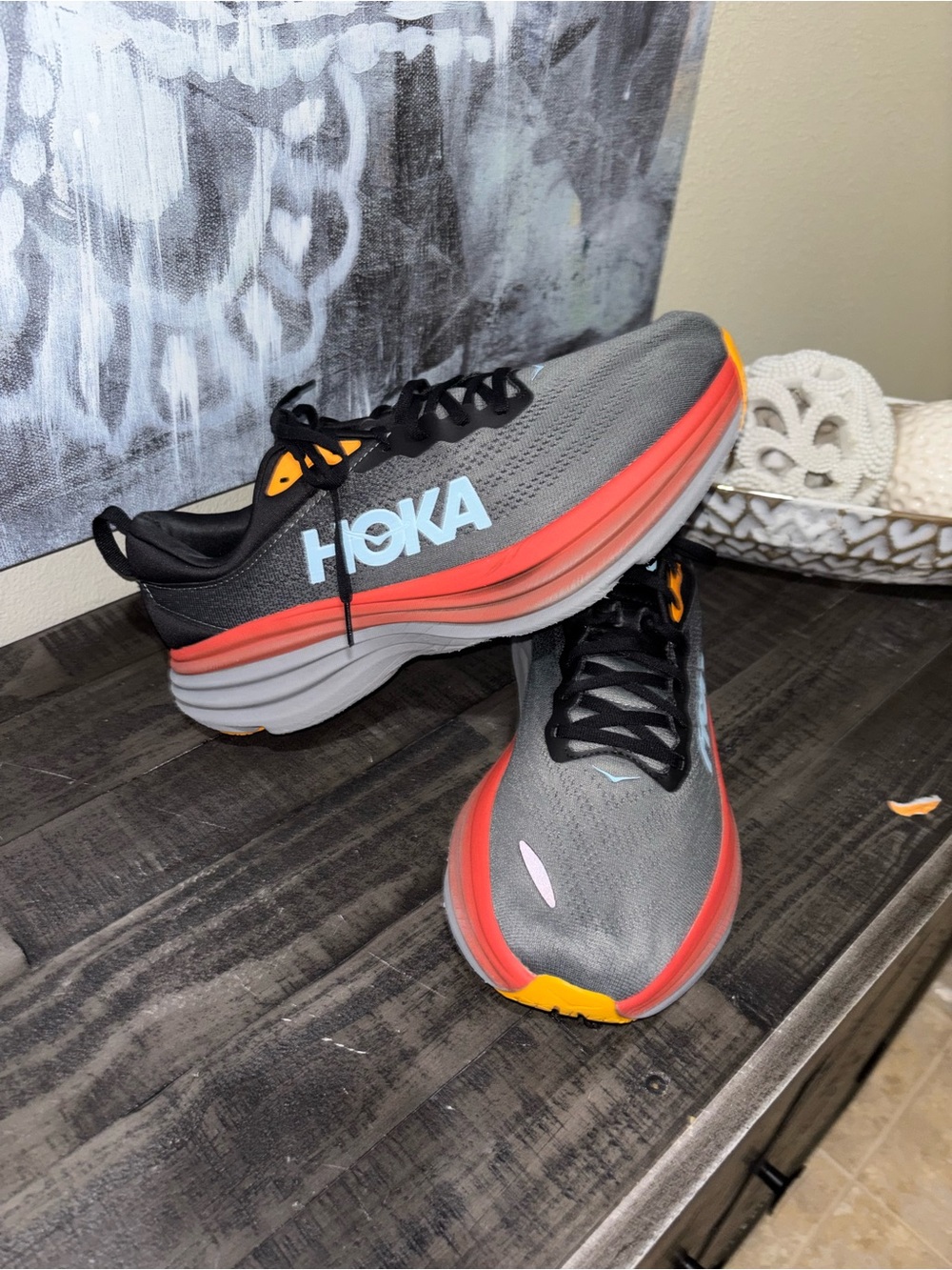 HOKA Bondi 8 road-running shoe MENS SZ 12.5D